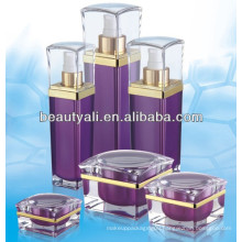 30ml 50ml 80ml 120ml square plastic cosmetic bottles